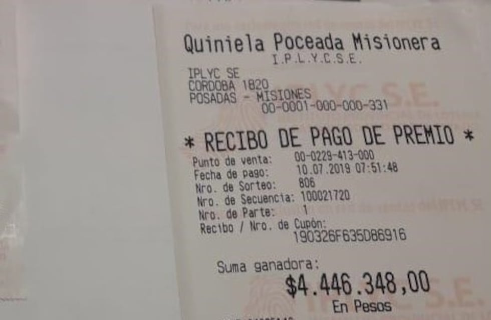 Ganó la Poceada y tuvo que escarbar la basura para recuperar el ticket ganador