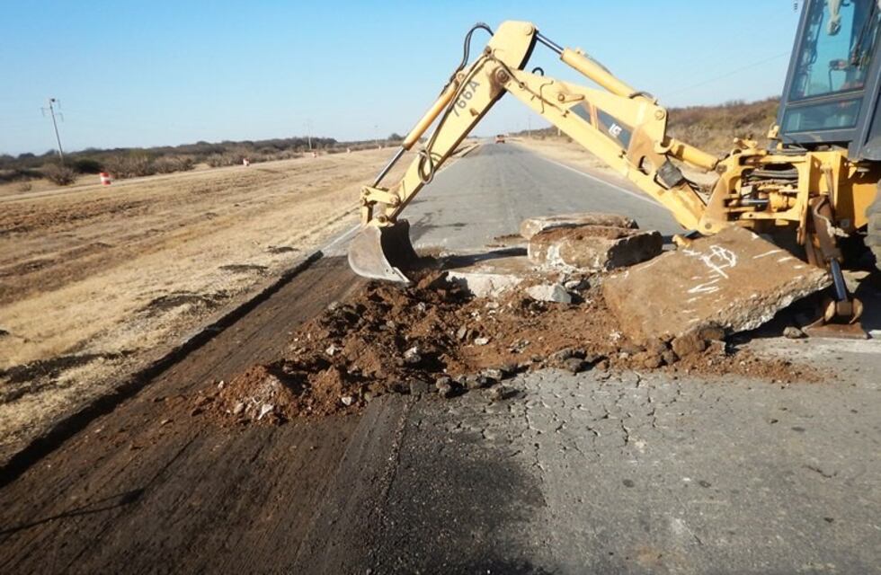 Avanza la obra sobre la Autopista de los Comechingones
