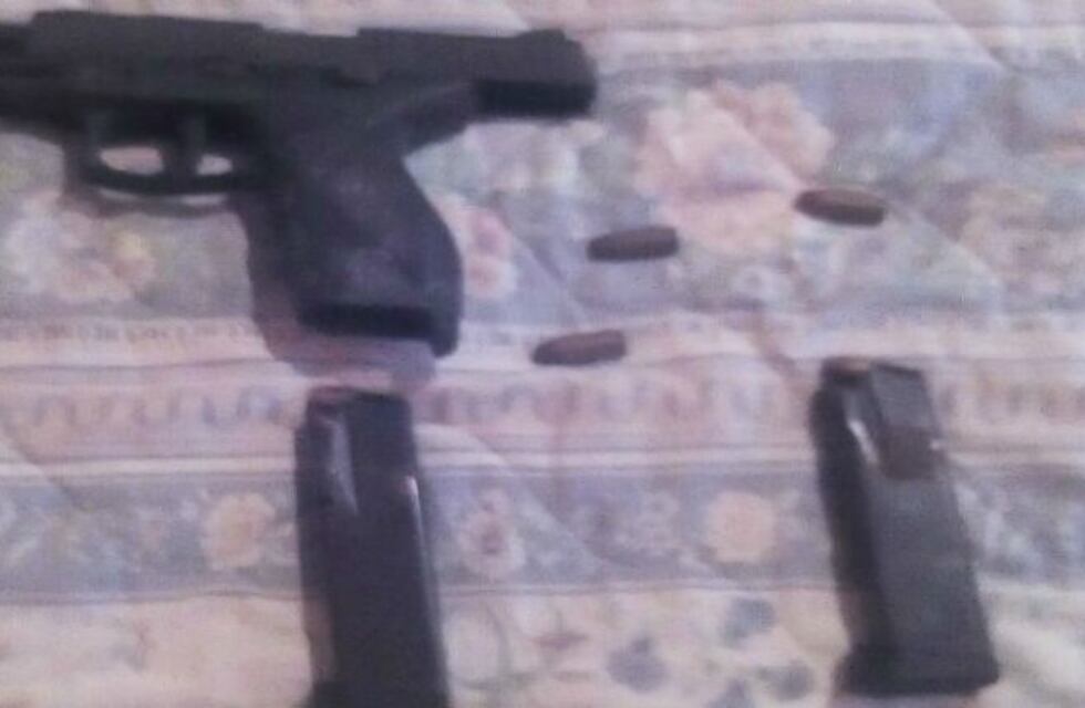 Secuestraron un revólver y varios proyectiles en un allanamiento por calle Chacabuco