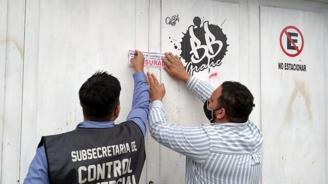 Este fin de semana se clausuraron establecimientos e hicieron actas de infracción del protocolo vigente (Municipalidad de Salta)