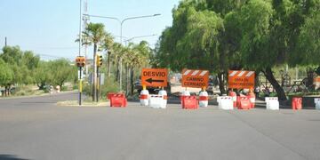El Challao: nueva rotonda avenida Champagnat Mendoza