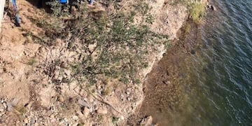 Cadaver flotando en el Dique Saladillo San Luis