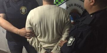 Lo detuvieron luego de descubrir su \