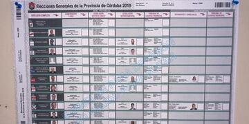 Boleta única de sufragio - Monte Cristo