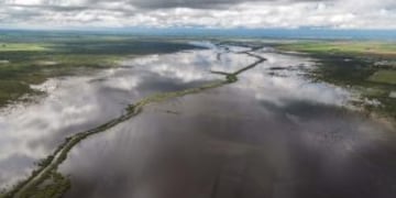 Vista au00e9rea de la localidad de arroyo Seco en la provincia de Santa Fe, Argentina, el 16/01/2017. ATENCIu00d3N:u00a0u00danicamente para uso editorial (vinculado con el texto de dpa