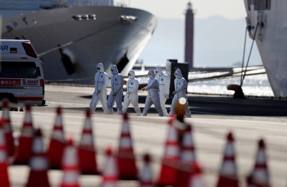 Japón reportó otros 44 casos de coronavirus en el crucero que está varado con siete argentinos