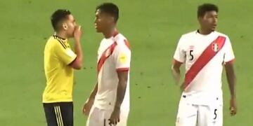 Radamel Falcao dialoga con Christian Ramos sobre el \