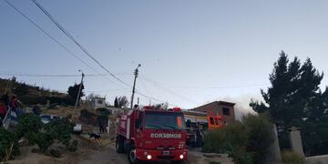 Los bomberos acudieron al sector pero las llamas se propagaron rápidamete\u002E
