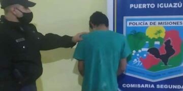 El joven fue apresado cuando intentaba escapar de la policía