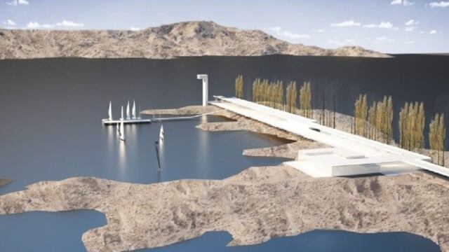 El Gobierno de Mendza comenzará a impulsar el desarrollo del perilago, y tiene planificado un muelle\u002E