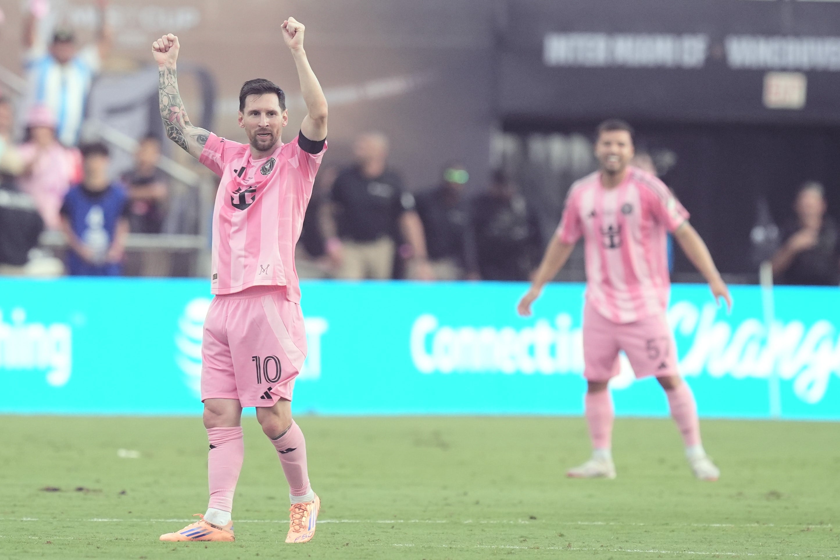 Lionel Messi, campeón de la MLS con el Inter Miami. (AP)