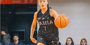 Juana Montivero, campeona Provincial  U 17 con Bahía Blanca.