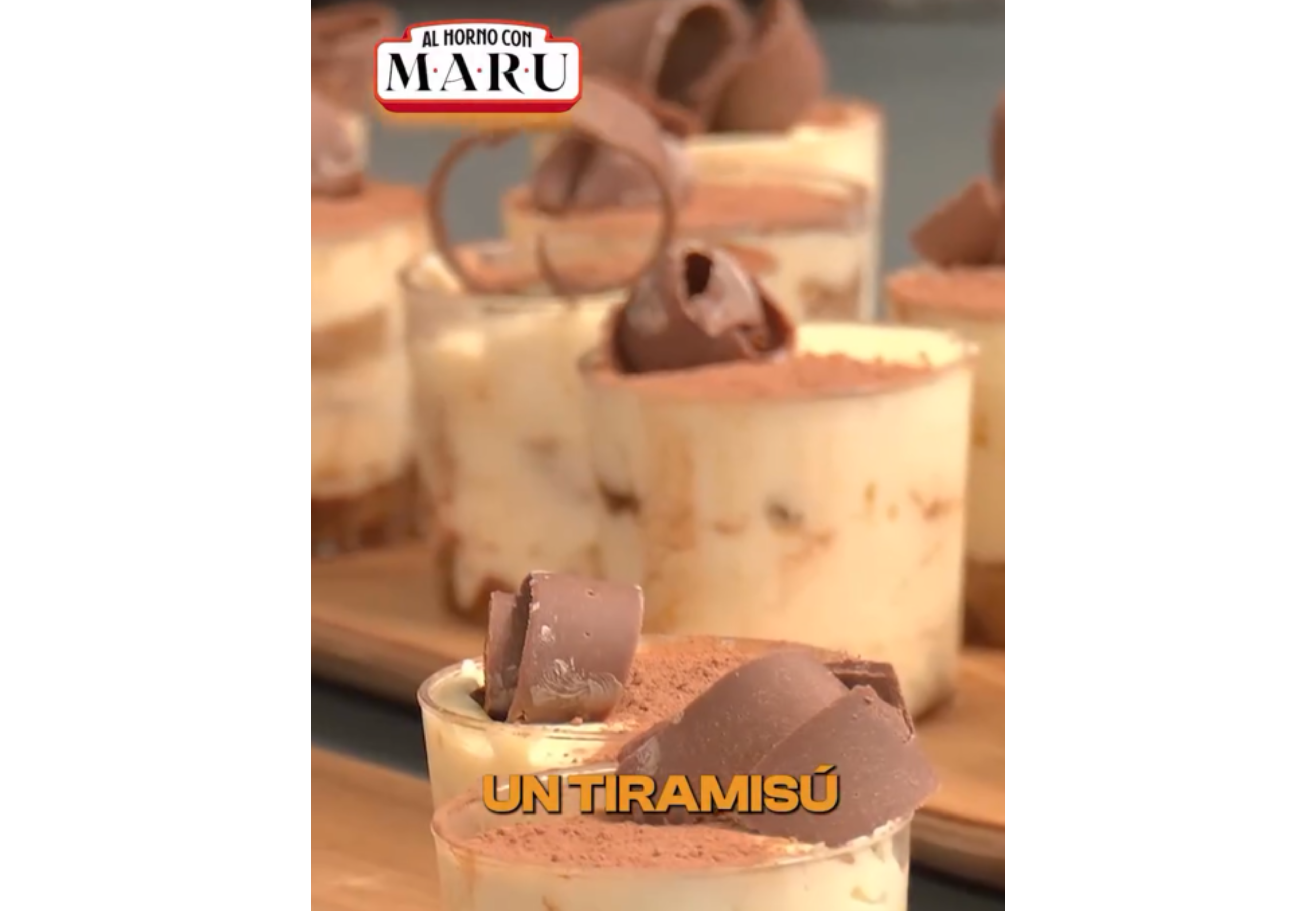 Así queda el tiramisú con esta receta.