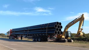 Llegaron los caños para el acueducto San Javier - Tostado