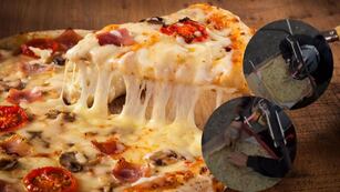 Un repartidor se comió la pizza que debía llevar y se volvió viral en las redes