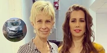 María Valenzuela y su hija, Malena, sufrieron heridas graves tras un fuerte accidente automovilístico