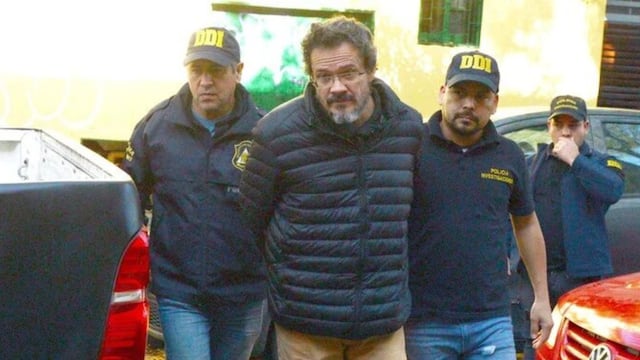 Martín Del Río, en un traslado para pericias psicológicas.