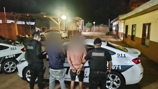 Dos jóvenes detenidos por robo y lesiones a otro en Oberá.