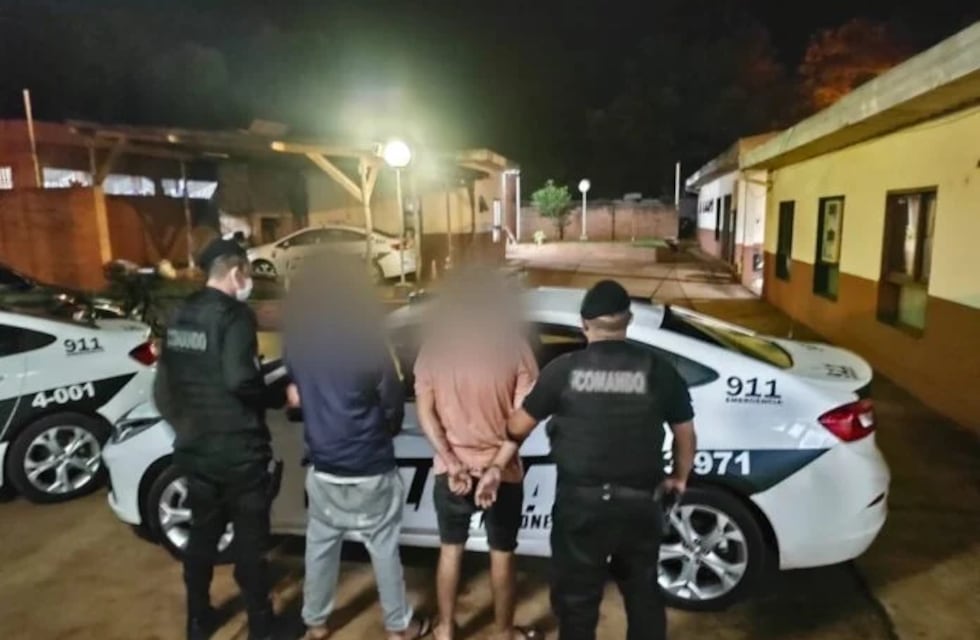 Dos jóvenes detenidos por robo y lesiones a otro en Oberá