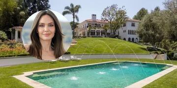 Así es la lujosa casa de Angelina Jolie en Los Ángeles