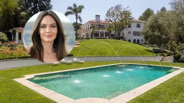 Así es la lujosa casa de Angelina Jolie en Los Ángeles