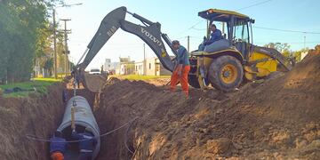 Obra de Desagües Arroyito Marcial Vaudagna