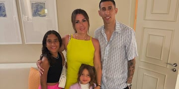 La familia del futbolista se fue de vacaciones con amigos antes de la Copa América 2024.