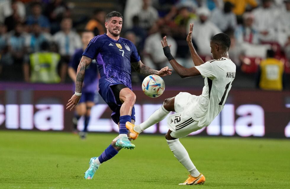 Argentina goleó en Abu Dhabi y habló Rodrigo De Paul: “Llegamos al Mundial en un gran momento”