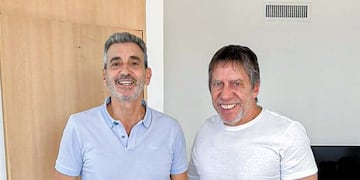 El diputado Florencio Randazzo junto al electo Ricardo Bussi (Foto: X)