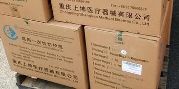 Llegaron insumos desde China\u002E