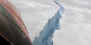 La grieta en la Antártida sería de unos 5\u002E900 Km2