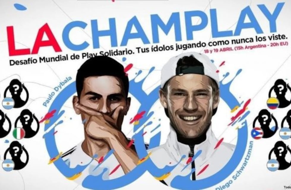 Coronavirus: Paulo Dybala y Diego Schwartzman organizan la ChamPlay, un torneo de FIFA 20 a beneficio