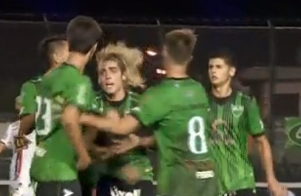 Insólita pelea entre jugadores de San Martín de San Juan