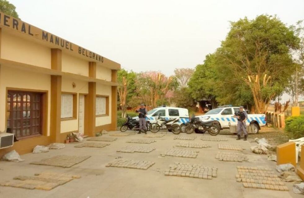 General Belgrano: más de mil ladrillos de marihuana secuestrados