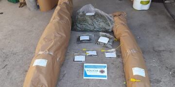 Allanamiento en Juarez Celman (Prensa Policía)