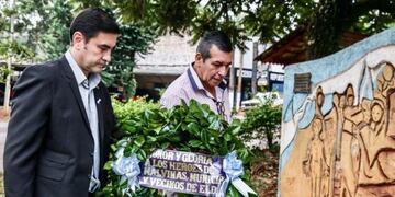 Este año el homenaje a los veteranos y caídos en Malvinos estuvo atravesado por la cuarentena\u002E