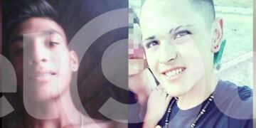 Gabriel Agustín Molina (16)?y Juan Manuel Baigorria (15), las jóvenes víctimas fatales que dejó el fin de semana\u002E