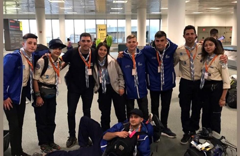 Viajó parte del contingente de scouts de Arroyito para participar del Jamboree en Estados Unidos