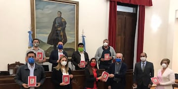 El Obispo Braida visitó la Cámara de Diputados