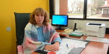 Nora Etchenique, directora del Instituto de Hemoterapia de la provincia de Buenos Aires\u002E (Foto: Mauricio Nievas, Clarín)