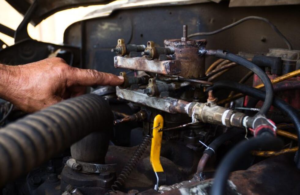 Se les congeló el GNC de la camioneta y fueron asaltados