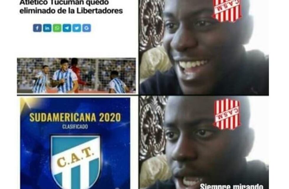 Los memes por la clasificación de Atlético Tucumán a la Sudamericana