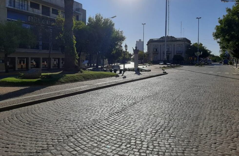 El primer día del aislamiento social obligatorio en Rafaela