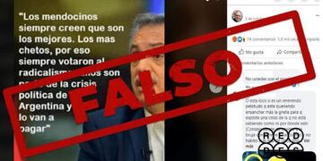 Es falso que Alberto Fernández trató de chetos a los mendocinos y los amenazó con hacerles pagar la crisis política\u002E (RedDES)
