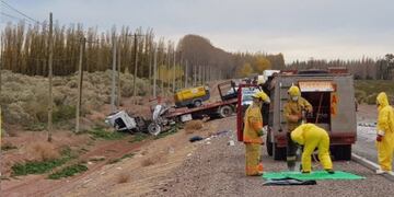 Joven neuquino murió en un choque frontal en la Ruta provincia 7 (Foto: David Ojeda)