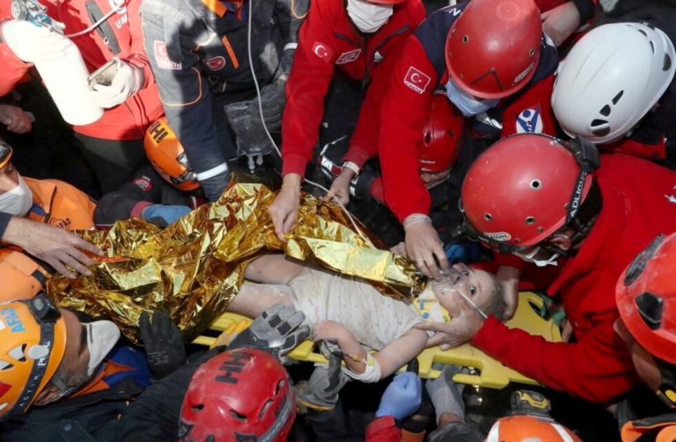 Sismo en Turquía: una nena de tres años fue rescatada con vida después de 91 horas
