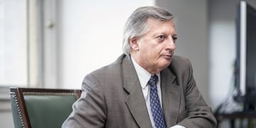 Juan Jose Aranguren, Argentina's minister of energy and mining, pauses during an interview in Buenos Aires, Argentina, on Thursday, March 9, 2017. Argentina will raise gas distribution prices three times this year, according to Aranguren. Photographer: Sa