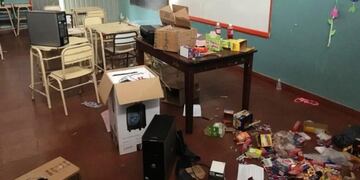 Robaron en la Escuela Cicarelli \u002E Créditos: Todo Jujuy