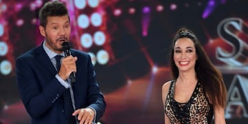 Marcelo Tinelli y Mora Godoy en ShowMatch: Fotos: gentileza de Laflia, por Jorge Luengo\u002E