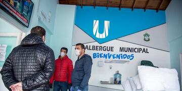 Obras de albergue de trabajadores de la salud